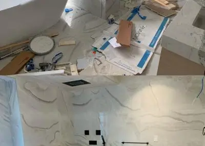 bathroom cleaning before after