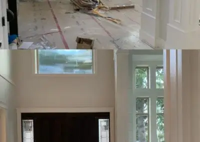 residential cleaning before and after